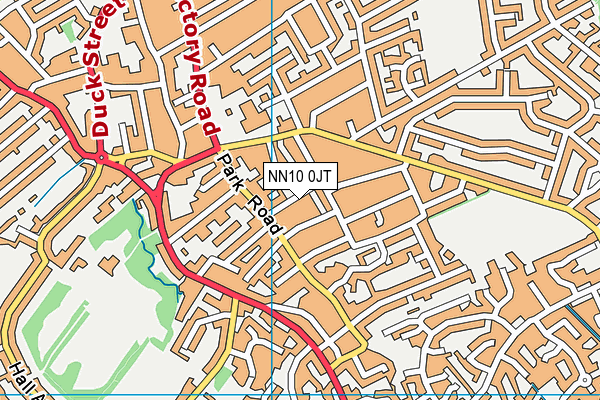 NN10 0JT map - OS VectorMap District (Ordnance Survey)