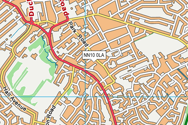 NN10 0LA map - OS VectorMap District (Ordnance Survey)