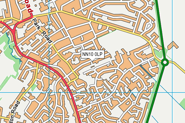 NN10 0LP map - OS VectorMap District (Ordnance Survey)