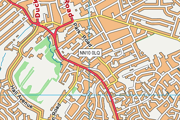 NN10 0LQ map - OS VectorMap District (Ordnance Survey)