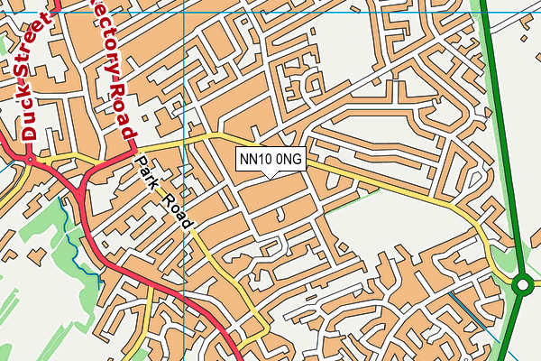 NN10 0NG map - OS VectorMap District (Ordnance Survey)