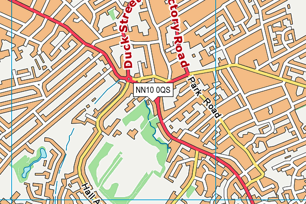 NN10 0QS map - OS VectorMap District (Ordnance Survey)