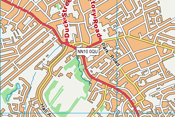 NN10 0QU map - OS VectorMap District (Ordnance Survey)