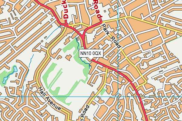 NN10 0QX map - OS VectorMap District (Ordnance Survey)