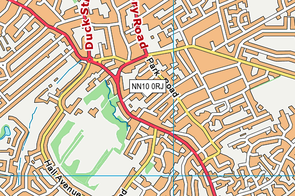 NN10 0RJ map - OS VectorMap District (Ordnance Survey)