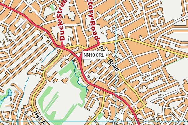 NN10 0RL map - OS VectorMap District (Ordnance Survey)