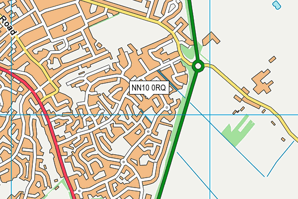 NN10 0RQ map - OS VectorMap District (Ordnance Survey)