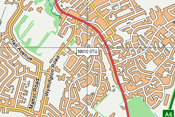 NN10 0TU map - OS VectorMap District (Ordnance Survey)