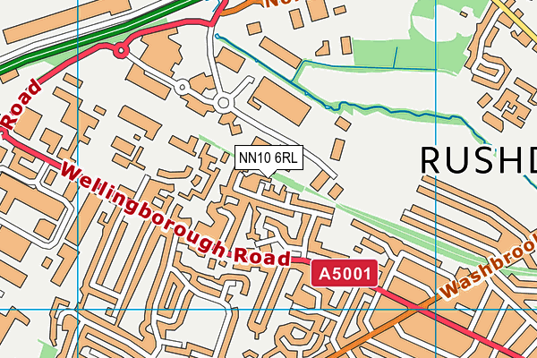 NN10 6RL map - OS VectorMap District (Ordnance Survey)