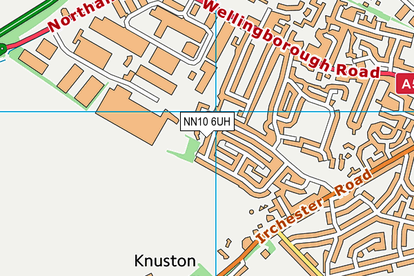 NN10 6UH map - OS VectorMap District (Ordnance Survey)