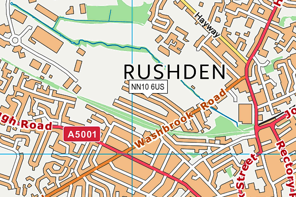 NN10 6US map - OS VectorMap District (Ordnance Survey)