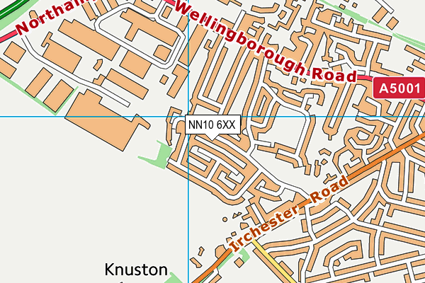 NN10 6XX map - OS VectorMap District (Ordnance Survey)