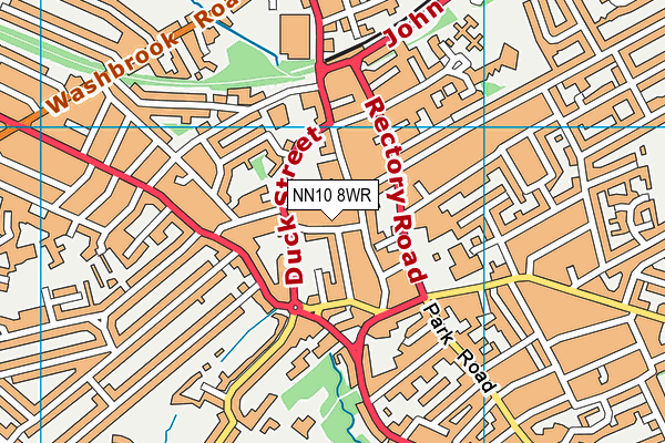 NN10 8WR map - OS VectorMap District (Ordnance Survey)