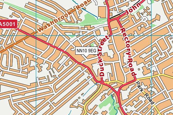 NN10 9EG map - OS VectorMap District (Ordnance Survey)