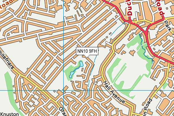 NN10 9FH map - OS VectorMap District (Ordnance Survey)