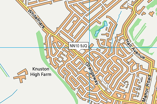 NN10 9JQ map - OS VectorMap District (Ordnance Survey)