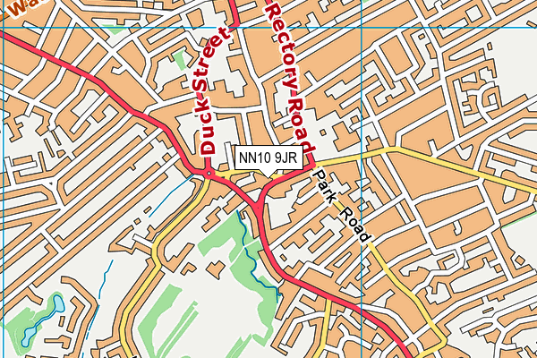NN10 9JR map - OS VectorMap District (Ordnance Survey)