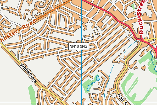 NN10 9NS map - OS VectorMap District (Ordnance Survey)