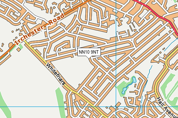 NN10 9NT map - OS VectorMap District (Ordnance Survey)