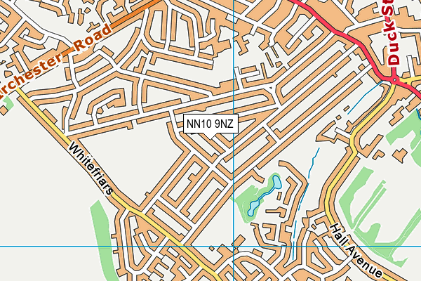 NN10 9NZ map - OS VectorMap District (Ordnance Survey)