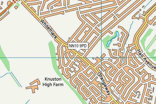 NN10 9PD map - OS VectorMap District (Ordnance Survey)