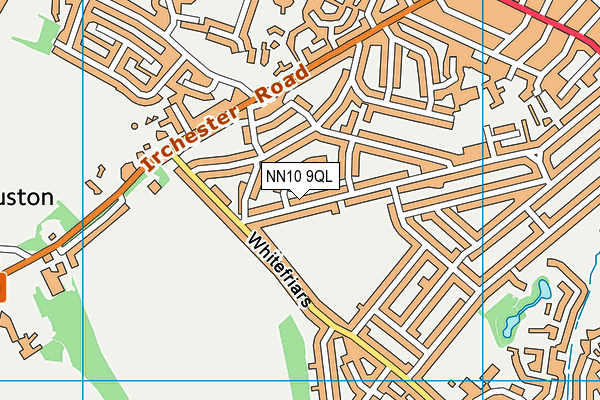 NN10 9QL map - OS VectorMap District (Ordnance Survey)