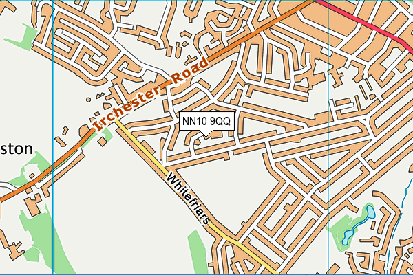NN10 9QQ map - OS VectorMap District (Ordnance Survey)