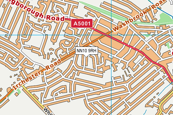 NN10 9RH map - OS VectorMap District (Ordnance Survey)