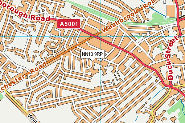 NN10 9RP map - OS VectorMap District (Ordnance Survey)