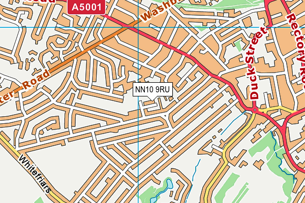 NN10 9RU map - OS VectorMap District (Ordnance Survey)