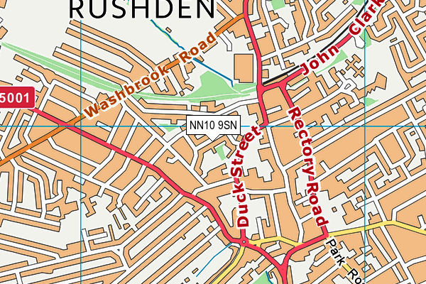 NN10 9SN map - OS VectorMap District (Ordnance Survey)