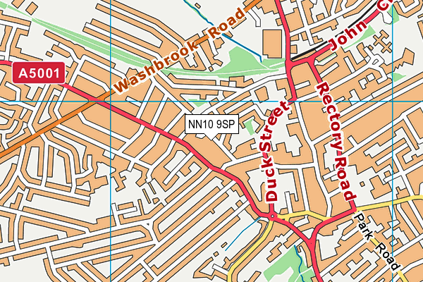 NN10 9SP map - OS VectorMap District (Ordnance Survey)