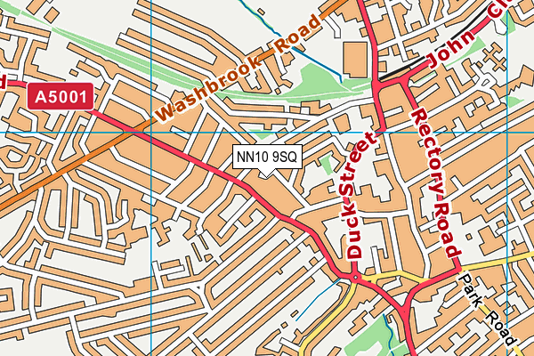 NN10 9SQ map - OS VectorMap District (Ordnance Survey)