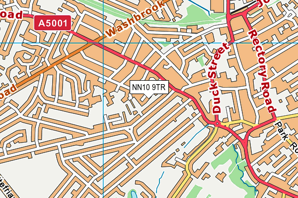 NN10 9TR map - OS VectorMap District (Ordnance Survey)
