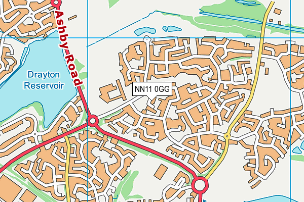 NN11 0GG map - OS VectorMap District (Ordnance Survey)