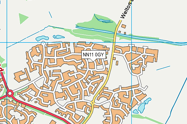 NN11 0GY map - OS VectorMap District (Ordnance Survey)