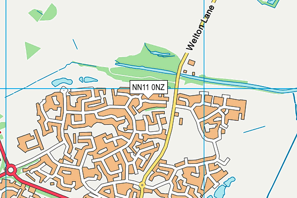 NN11 0NZ map - OS VectorMap District (Ordnance Survey)