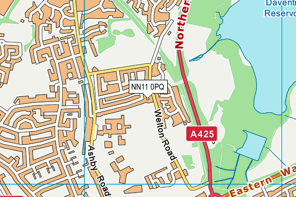 NN11 0PQ map - OS VectorMap District (Ordnance Survey)