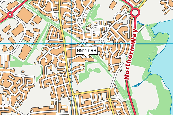 NN11 0RH map - OS VectorMap District (Ordnance Survey)