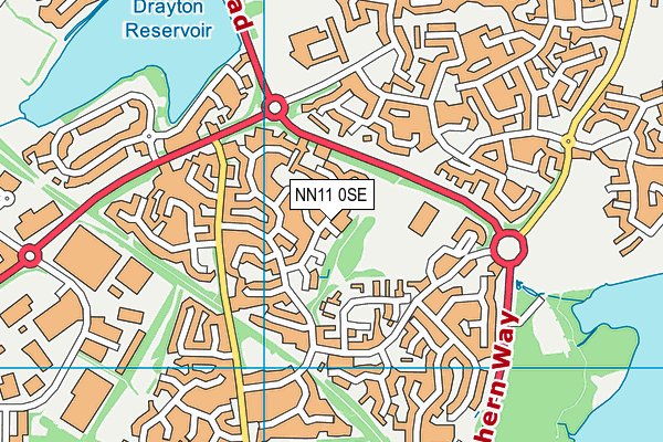 NN11 0SE map - OS VectorMap District (Ordnance Survey)