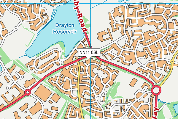 NN11 0SL map - OS VectorMap District (Ordnance Survey)