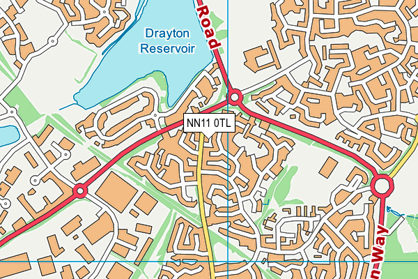 NN11 0TL map - OS VectorMap District (Ordnance Survey)