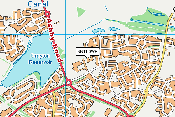 NN11 0WP map - OS VectorMap District (Ordnance Survey)