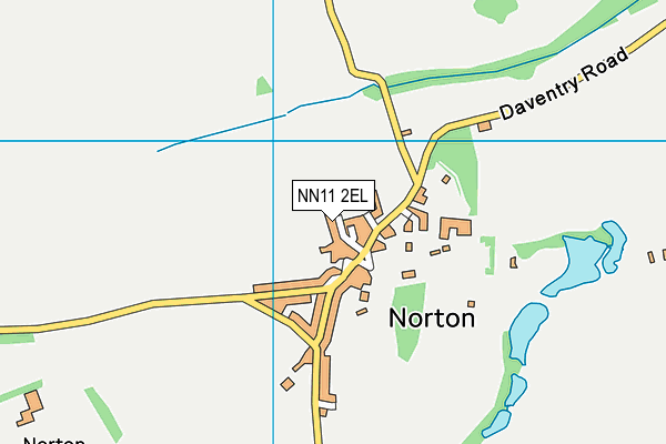 NN11 2EL map - OS VectorMap District (Ordnance Survey)