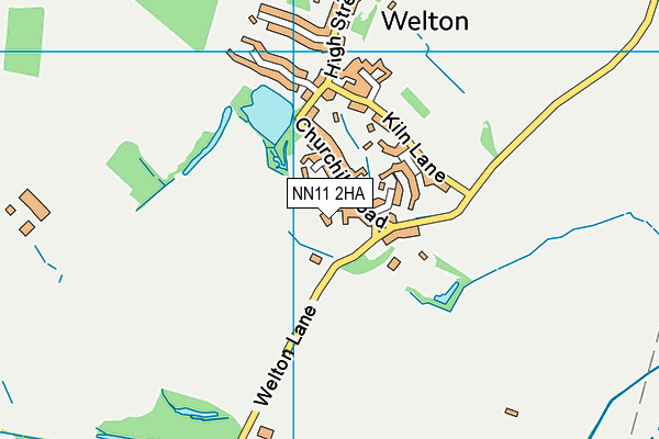 NN11 2HA map - OS VectorMap District (Ordnance Survey)