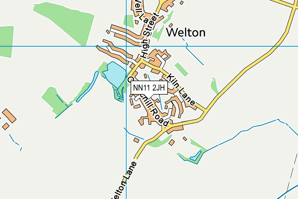 NN11 2JH map - OS VectorMap District (Ordnance Survey)