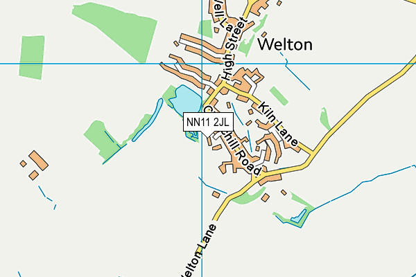 NN11 2JL map - OS VectorMap District (Ordnance Survey)