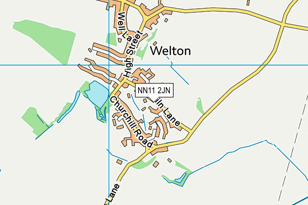 NN11 2JN map - OS VectorMap District (Ordnance Survey)