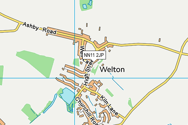 NN11 2JP map - OS VectorMap District (Ordnance Survey)