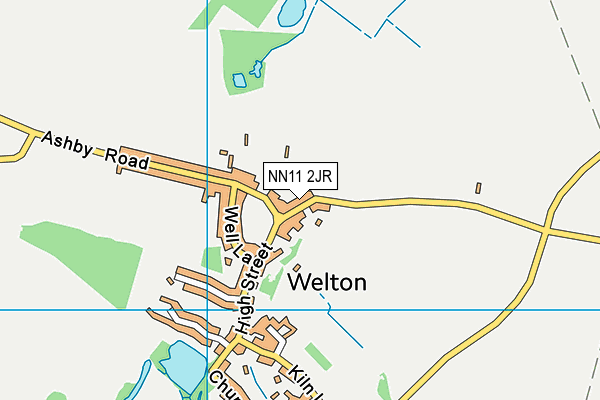NN11 2JR map - OS VectorMap District (Ordnance Survey)